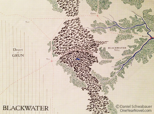 Blackwater Valley map @Daniel Schwabauer