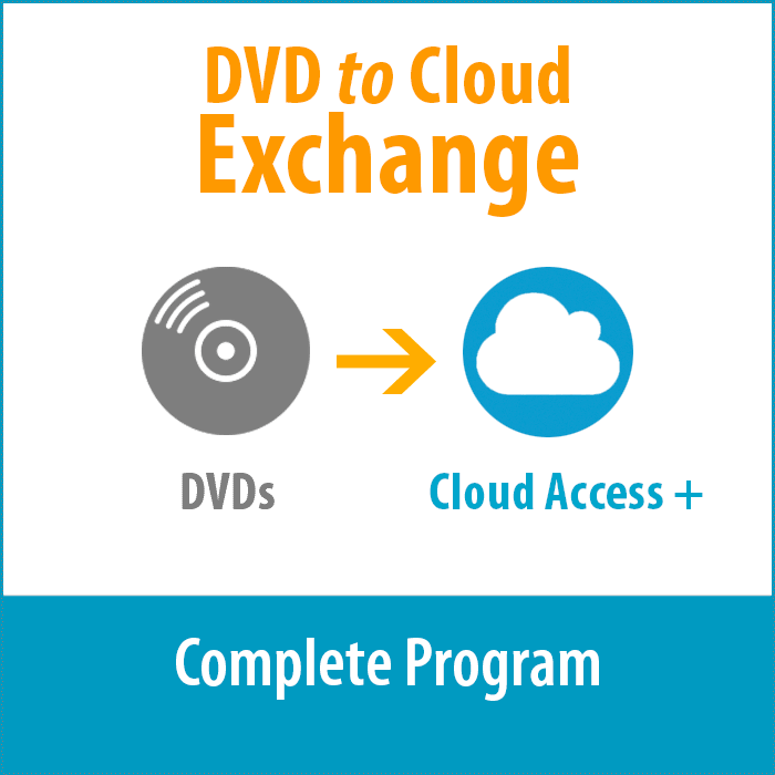 DVD to Cloud Exchange Program for Our Writing Programs