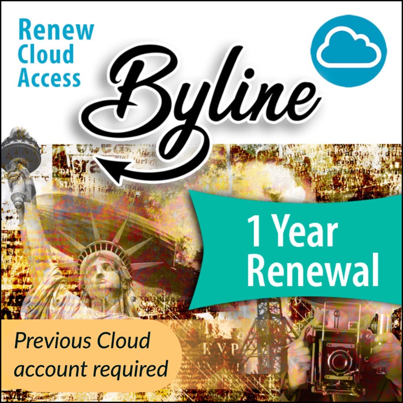 Renew Cloud access for Byline program
